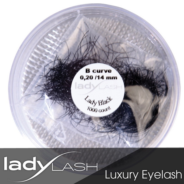 B curve eyelashes 1000 pc